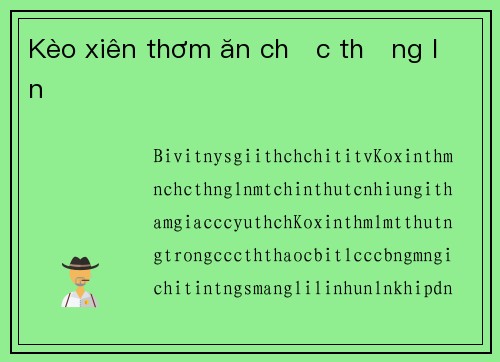 Kèo xiên thơm ăn chắc thắng lớn