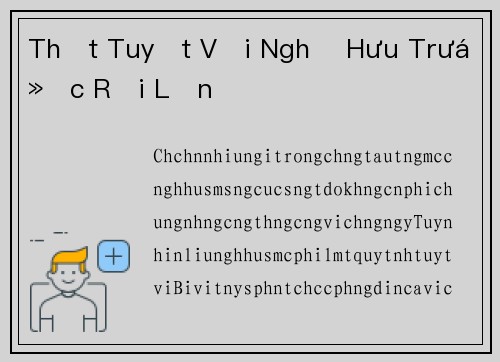 Thật Tuyệt Vời Nghỉ Hưu Trước Rồi Lớn