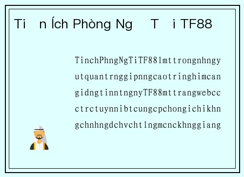 Tiện Ích Phòng Ngủ Tại TF88