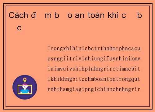 Cách đảm bảo an toàn khi cờ bạc