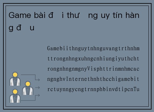 Game bài đổi thưởng uy tín hàng đầu