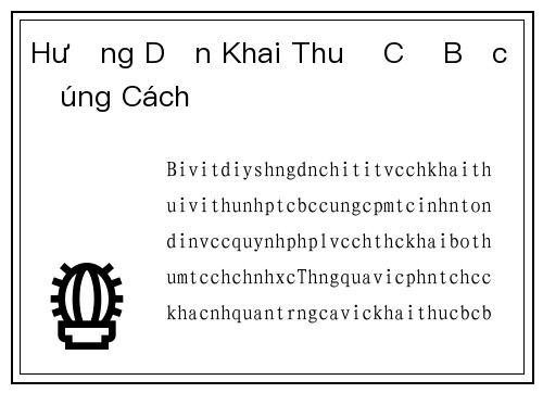 Hướng Dẫn Khai Thuế Cờ Bạc Đúng Cách
