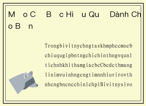 Mẹo Cờ Bạc Hiệu Quả Dành Cho Bạn