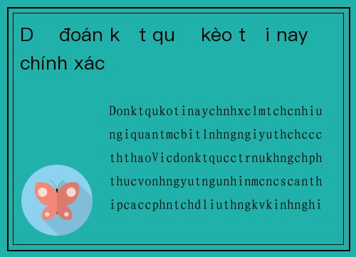 Dự đoán kết quả kèo tối nay chính xác