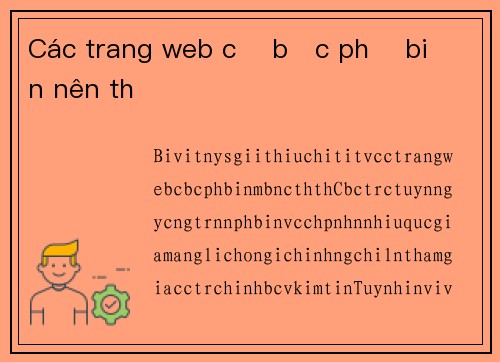 Các trang web cờ bạc phổ biến nên thử