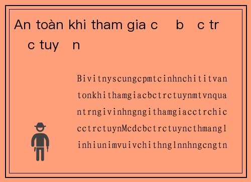 An toàn khi tham gia cờ bạc trực tuyến