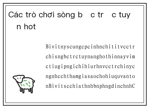 Các trò chơi sòng bạc trực tuyến hot