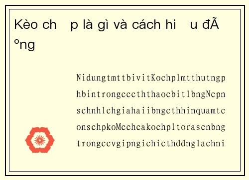 Kèo chấp là gì và cách hiểu đúng