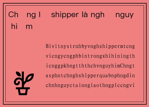 Chẳng lẽ shipper là nghề nguy hiểm