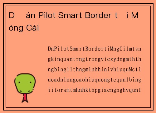 Dự án Pilot Smart Border tại Móng Cái