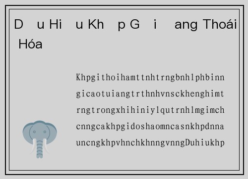 Dấu Hiệu Khớp Gối Đang Thoái Hóa