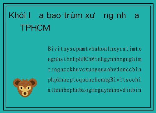 Khói lửa bao trùm xưởng nhựa ở TPHCM