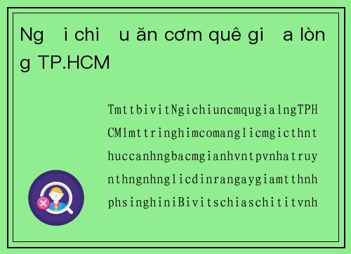 Ngồi chiếu ăn cơm quê giữa lòng TP.HCM