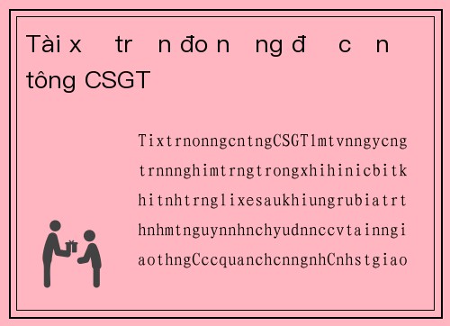 Tài xế trốn đo nồng độ cồn tông CSGT